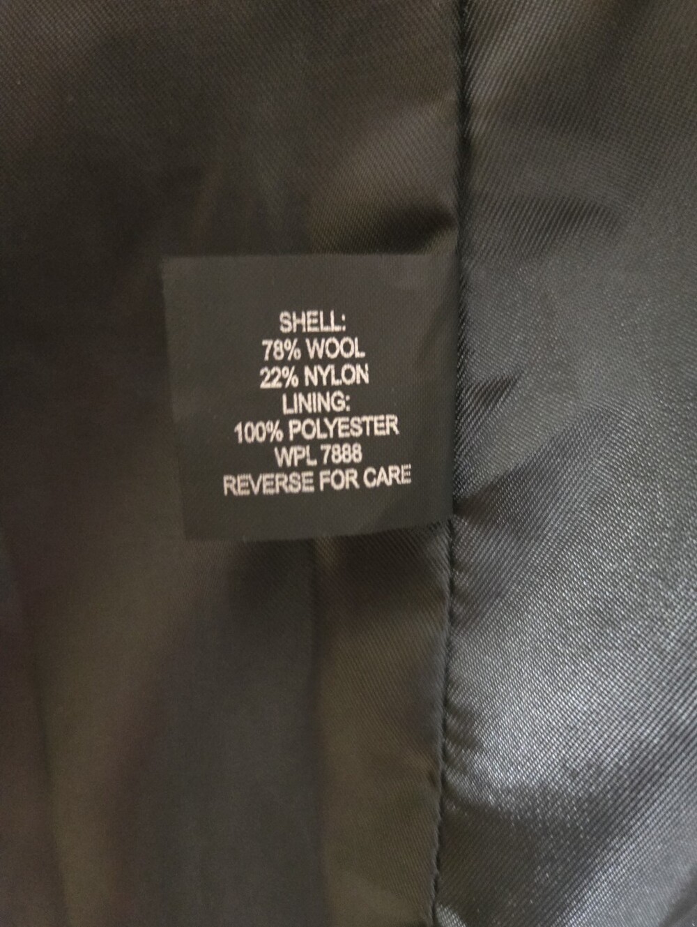 Anne Klein Wool / Nylon Black Buttoned Long Peacoat PXS - Picture 3 of 7